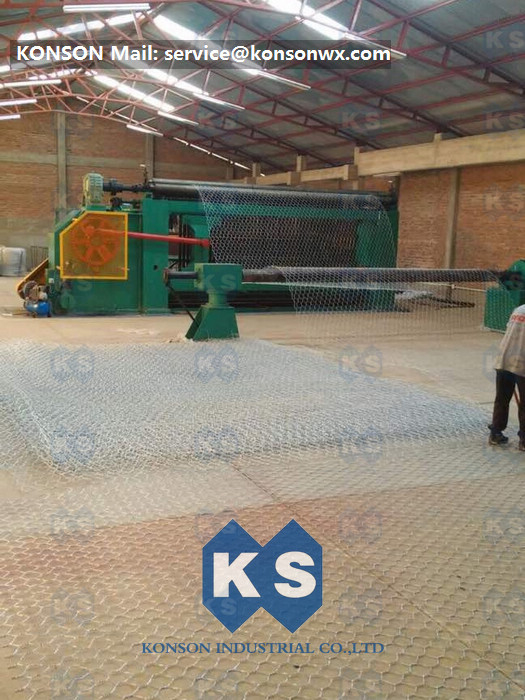 Ha galvanizzato/della macchina della rete metallica del sistema di protezione della turbina larghezza del cavo ricoperta PVC 4300mm
